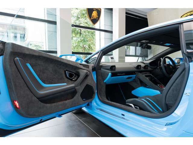 Sport seats (bi-shell)、Seat Belt- Blu Cepheus