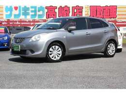 左斜め前からのバレーノです！外車風のデザインで室内広々！スタイルもかっこよくおすすめの一台です！