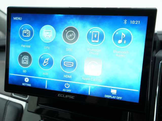 10.1型ナビ★Bluetooth機能が付いていますのでスマホを繋げて音楽を聴くことができます♪
