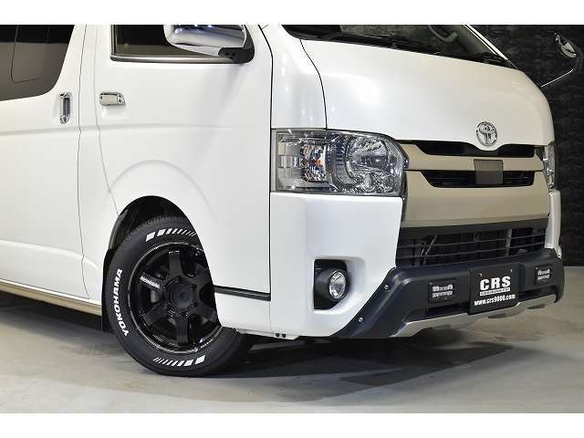 ■TRDフロントスポイラー(LED付)★即納台数多数取り揃え！気に入っていただけるお車ご提案します☆ご来店お待ちしております。シーアールエス大阪06-6852-9000