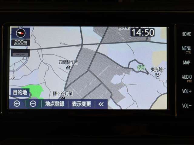 ナビゲーション付きで快適なドライブを。