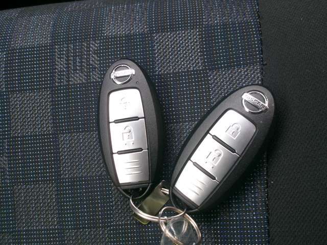 便利なインテリジェントキー付です。両手がふさがっていても楽々ドアのロック解除ができます！