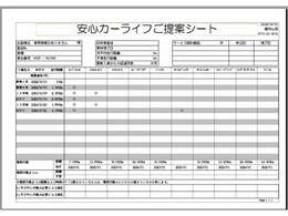 【安心カーライフサポートシート】京滋マツダでは、ご安心いただけるよう、新車をご購入いただいてからの整備歴を明確にしています。