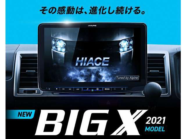 Aプランのガラスコーティングと、最新アルパイン製BIG-X　11インチ大画面フローティングナビゲーションに交換させていただきます。