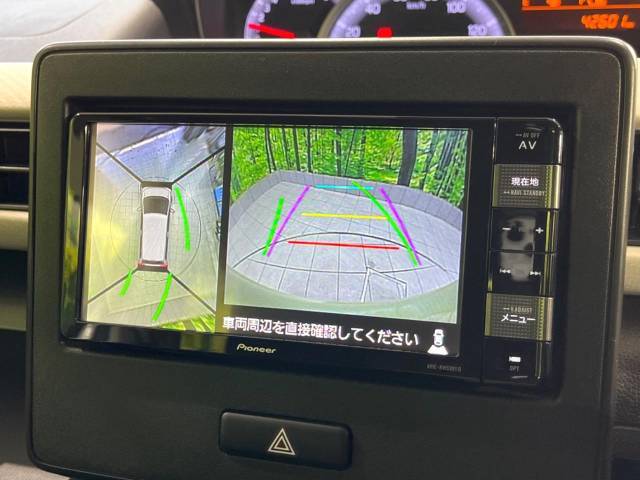【全方位モニター用カメラ】専用のカメラにより、上から見下ろしたような視点で360度クルマの周囲を確認することができます☆死角部分も確認しやすく、狭い場所での切り返しや駐車もスムーズに行えます。