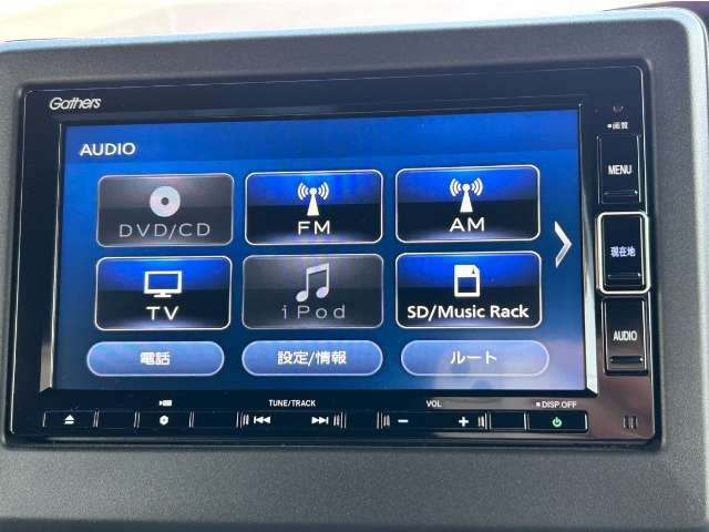 【純正ナビ】Honda純正のGathersナビがついています！Bluetoothも使えます♪