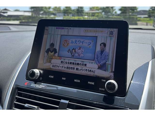 三菱スマートフォン連携ナビゲーション…フルセグTV視聴可能です！