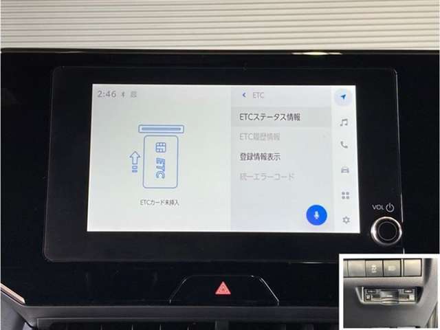 料金自動支払いの他に、高速道路上の様々な情報をリアルタイムににキャッチして、安全で円滑な運転をサポートする次世代型、ディスプレイオーディオ連動のETC2.0システムです。