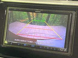【バックカメラ】駐車時に後方がリアルタイム映像で確認できます。大型商業施設や立体駐車場での駐車時や、夜間のバック時に大活躍！運転スキルに関わらず、今や必須となった装備のひとつです！