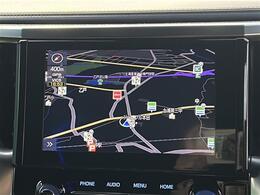 【純正ナビ】専用設計で車内の雰囲気にマッチ！ナビ利用時のマップ表示は見やすく、いつものドライブがグッと楽しくなります！