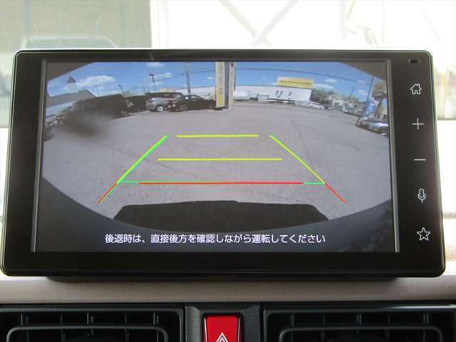 バックカメラ装備で狭い駐車場や縦列駐車等でも安心です！！