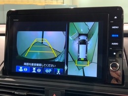 全方位モニターがついています！　車の周囲を360°安全確認できるので、普段の駐車はもちろんの事、縦列駐車や幅寄せの際にも活躍してくれますよ。