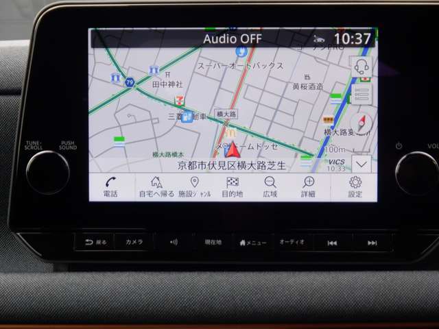 フルセグメモリーナビでブルートゥース機器の接続が可能です。ナビがあるとお出かけも安心！！