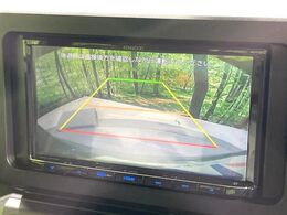 【バックカメラ】駐車時に後方がリアルタイム映像で確認できます。大型商業施設や立体駐車場での駐車時や、夜間のバック時に大活躍！運転スキルに関わらず、今や必須となった装備のひとつです！
