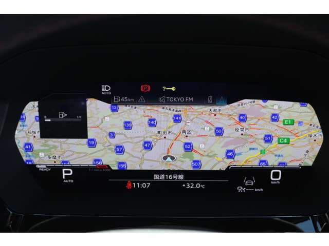 バーチャルコックピットにより視点移動が少なく疲労を軽減できます。