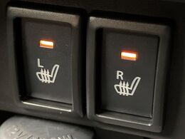 【シートヒーター】寒い日に重宝するシートヒーター！エアコンより早く温まってくれるので寒がりの人も安心ですね♪エアコンの温風は乾燥するから苦手、という方にもをおすすめです。