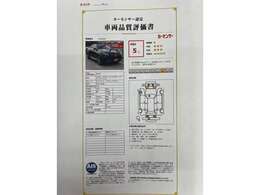 第三者機関による車両鑑定にて、高評価をいただいておりますので是非ご確認下さい♪