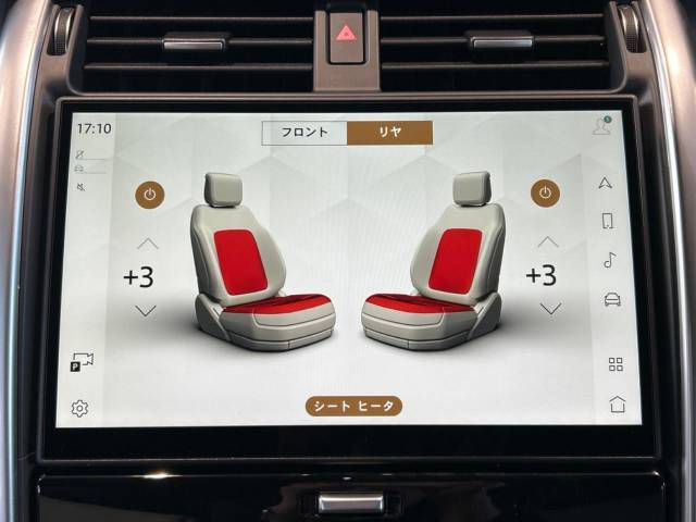 2列目シートにもシートヒーターを搭載！季節のよっては欠かすことのできないポイントの高い装備と言えます！ナビ画面でも操作可能です！
