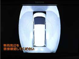 （パノラミックビューモニター）ボタン一つで前後左右4つのカメラにより、リアルタイムで車を上から見下ろしたような映像をナビ画面に映します。後退時にも使えますので、安心して運転することができる装備です♪