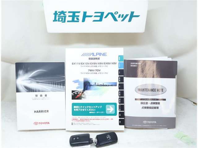 スペアキーついております。