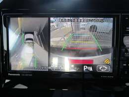 全方位カメラ搭載！狭い駐車場でも死角なく全周映し出してくれるので安心です！