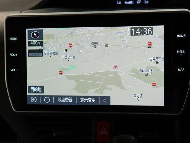 ナビゲーション付きで快適なドライブを。