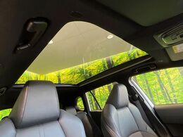 【パノラマルーフ】大型のガラスルーフ搭載で車内の解放感が一気にアップ！開放的なドライブをお楽しみいただけます。