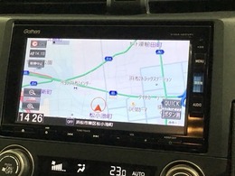 アップルカープレイ対応ギャザズナビ搭載です。知らない道も安心ですね！