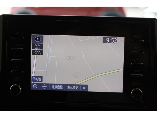 【メモリーナビ】操作はタッチパネルで簡単です。遠出や初めての場所もこれで安心ですね！