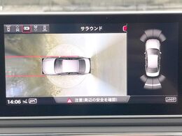 ●サラウンドビューカメラ：専用のカメラにより、上から見下ろしたような視点で360度クルマの周囲を確認することができます☆死角部分も確認しやすく、狭い場所での切り返しや駐車もスムーズに行えます。