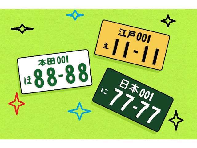 お誕生日や結婚記念日など特別な数字を選べるプラン。