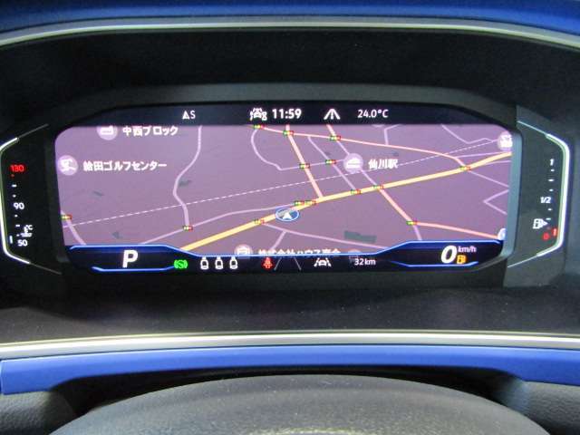 デジタルメーター全画面地図表示