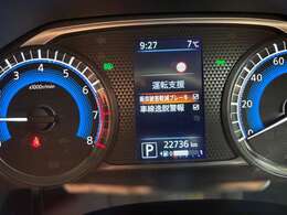 見やすいメーターです。