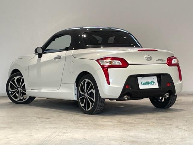 お車を左後ろから見るとこのような感じになります。テールランプやドアバイザー等装備品を確認できます。