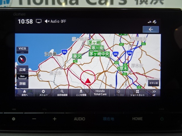 Honda　CONNECT対応メモリーナビゲーション搭載です。