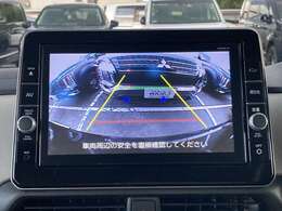 車をバックさせる時に後方の状況が映像で見れるのでバックが不安な方も安心ですね！目視することも忘れずに！！
