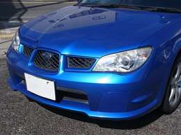 アプライドG型、GDインプレッサ最終19年式！　WRブルーマイカ！　純正エアロ！　走行56383km！　EL15水平対向4気筒エンジン、FFモデル！　修復リア軽微レベル◎