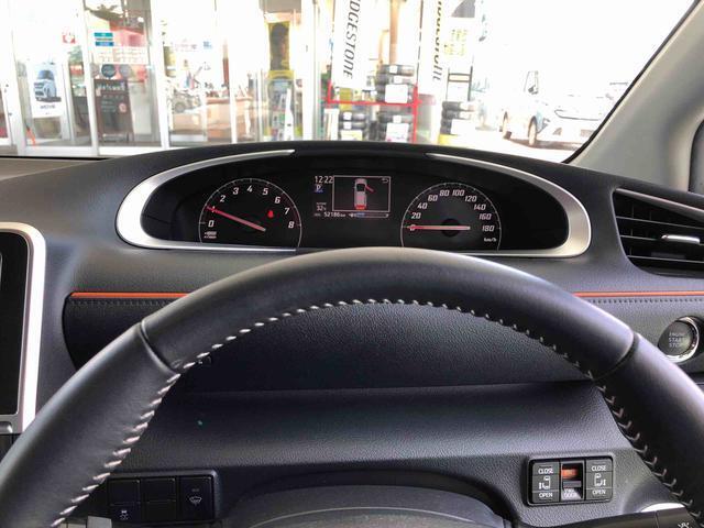 運転中も見やすいメーター。