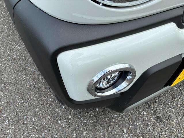 フォグランプ付きで夜間走行も安心