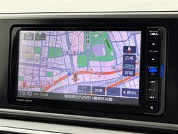 【純正ナビ】専用設計で車内の雰囲気にマッチしたナビが装備されています！利用時のマップ表示は見やすく、いつものドライブがグッと楽しくなります！