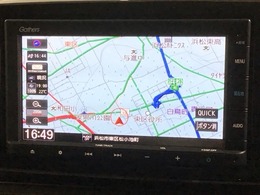 ギャザズナビ搭載です。知らない道も安心ですね！