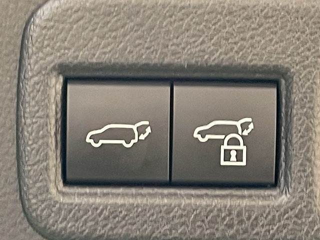 【電動リアゲート】ボタンひとつで大きなゲートも簡単に開閉可能です。背の高いSUVならではの装備は嬉しいですね。