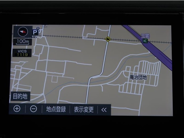 【ナビゲーション】もう道に迷うことはないかも？！トヨタ純正ナビは、かなり使えます！詳細画面も、より細かくでるので、ピンポイントで目的地につくことができます。ナビ入門のかたにもおすすめです。