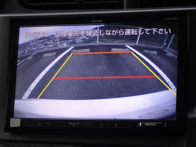 バックカメラを装備しています、車庫入れもラクラクです。