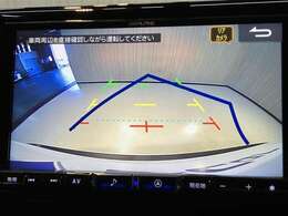 バックガイドモニターで、後方を確認しながら安心して駐車することができます。運転初心者も熟練者も必須の機能ですよ！
