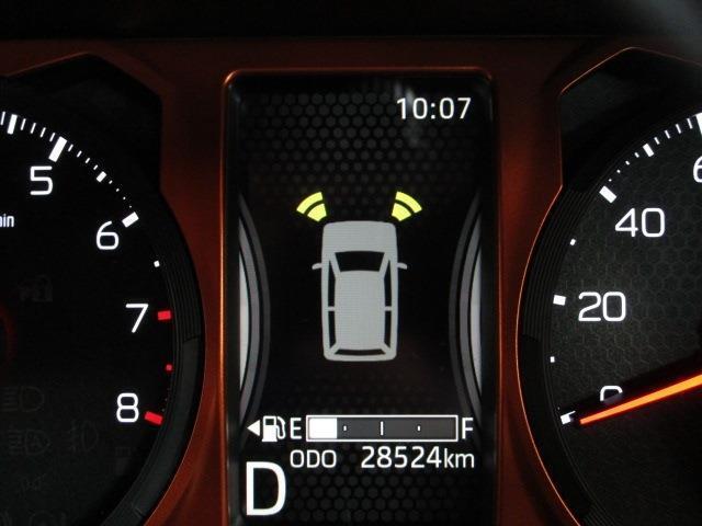 クリアランスソナーはマルチインフォメーションディスプレイに表示します！