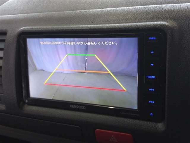 バックガイドモニターで、後方を確認しながら安心して駐車することができます。運転初心者も熟練者も必須の機能ですよ！