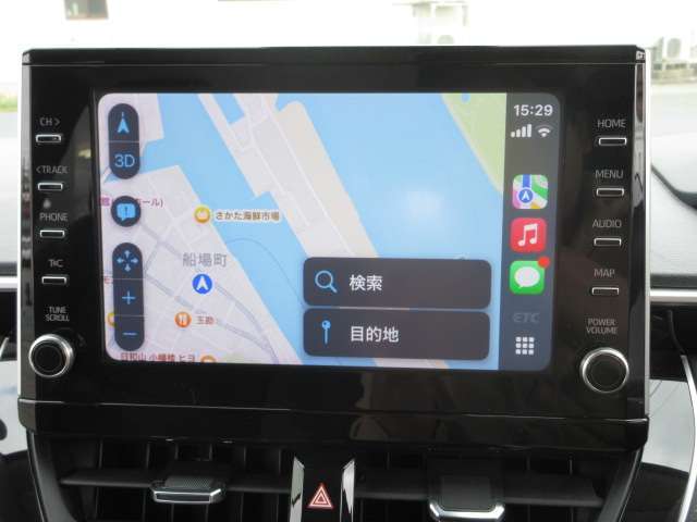 ■装備■ナビ機能　スマホミラーリング（iPhoneマップアプリ）