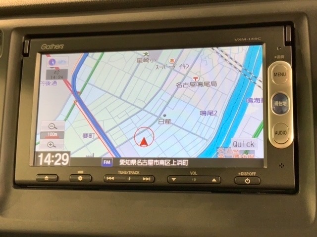 ギャザズナビ搭載です。知らない道も安心ですね！