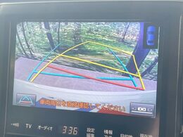 【バックカメラ】駐車時に後方がリアルタイム映像で確認できます。大型商業施設や立体駐車場での駐車時や、夜間のバック時に大活躍！運転スキルに関わらず、今や必須となった装備のひとつです！